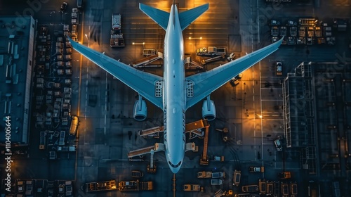 Visual of a airplane