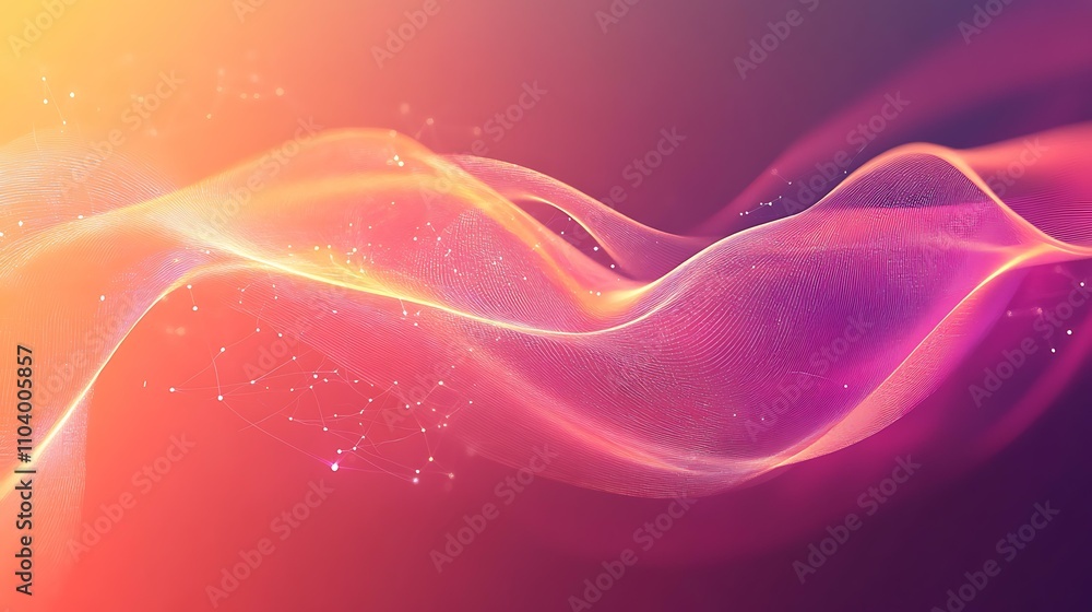 Abstract virtual technology background with flowing lines and connected nodes, symbolizing artificial intelligence Abstract virtual technology background with flowing lines and connected nodes, symbolizing artificial intelligence