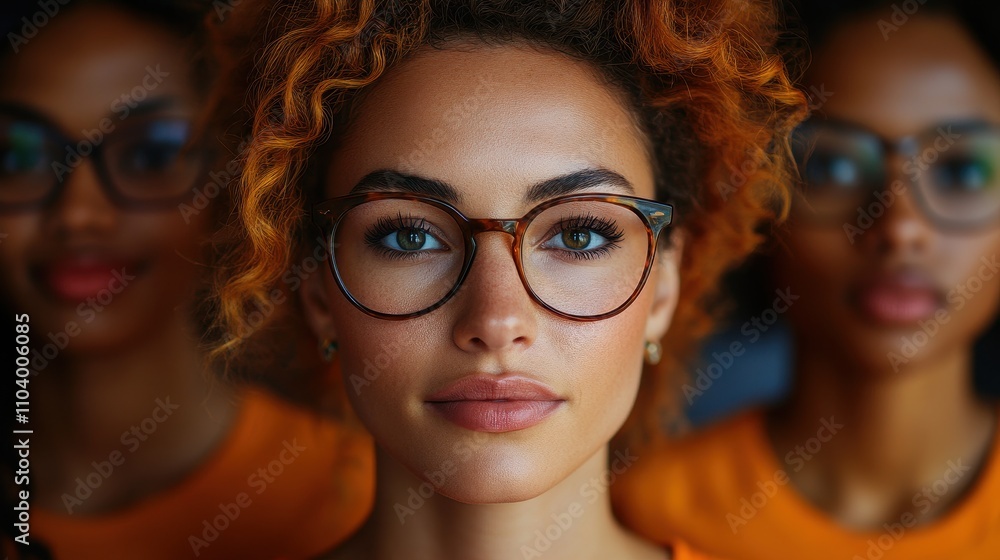 Diverse group of people video conferencing for a virtual team meeting
