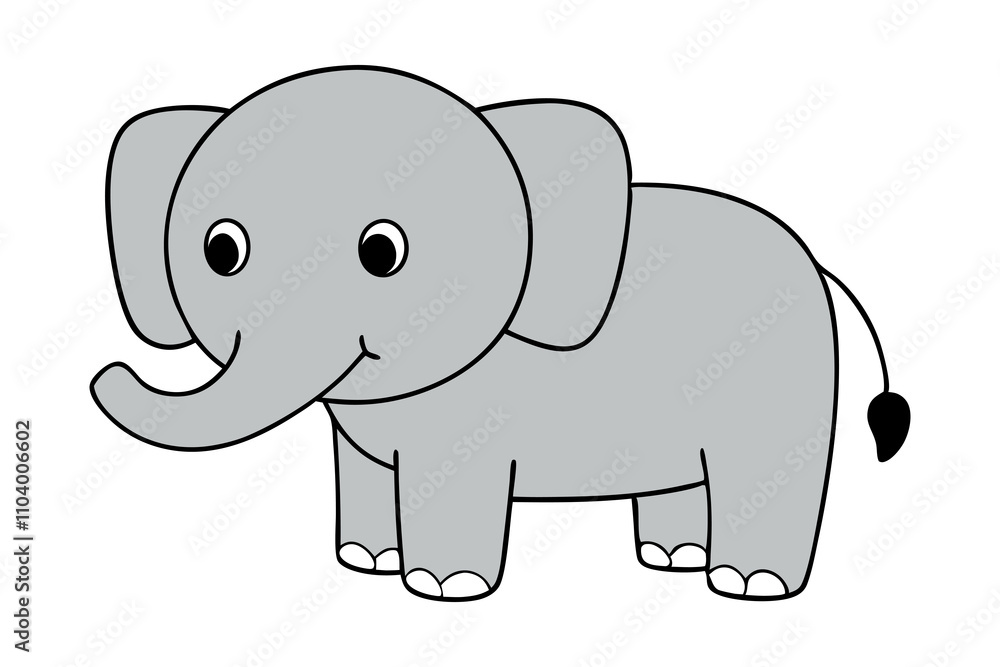 elephant cartoon illustration elephant cartoon illustration