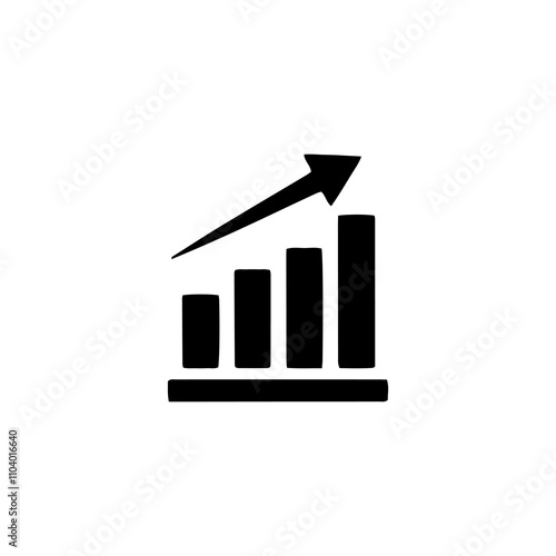 Free Download Simple Vector Icon of a market analystics – Logo Design Illustration - GFXLoad