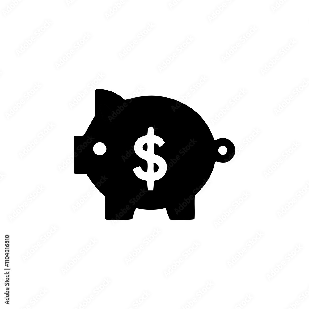 Simple Vector Icon of a making money – Logo Design Illustration Simple Vector Icon of a making money – Logo Design Illustration