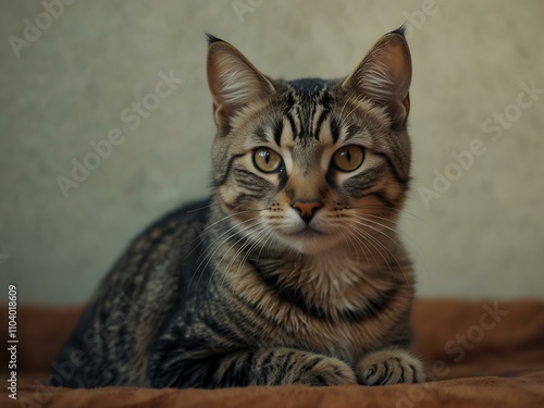 Wallpaper Mural A cute cat sitting. Torontodigital.ca