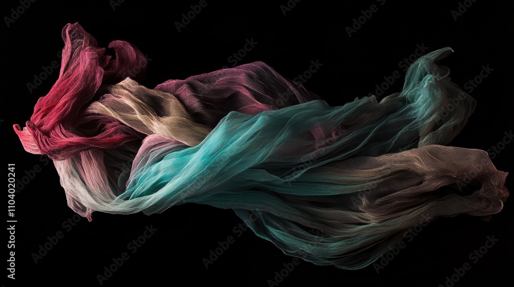 Delicate, glowing threads in shades of teal, magenta, and soft gold weave together like celestial fabric, suspended in an infinite black void. The ethereal composition feels both fragile and timeless. Delicate, glowing threads in shades of teal, magenta, and soft gold weave together like celestial fabric, suspended in an infinite black void. The ethereal composition feels both fragile and timeless.