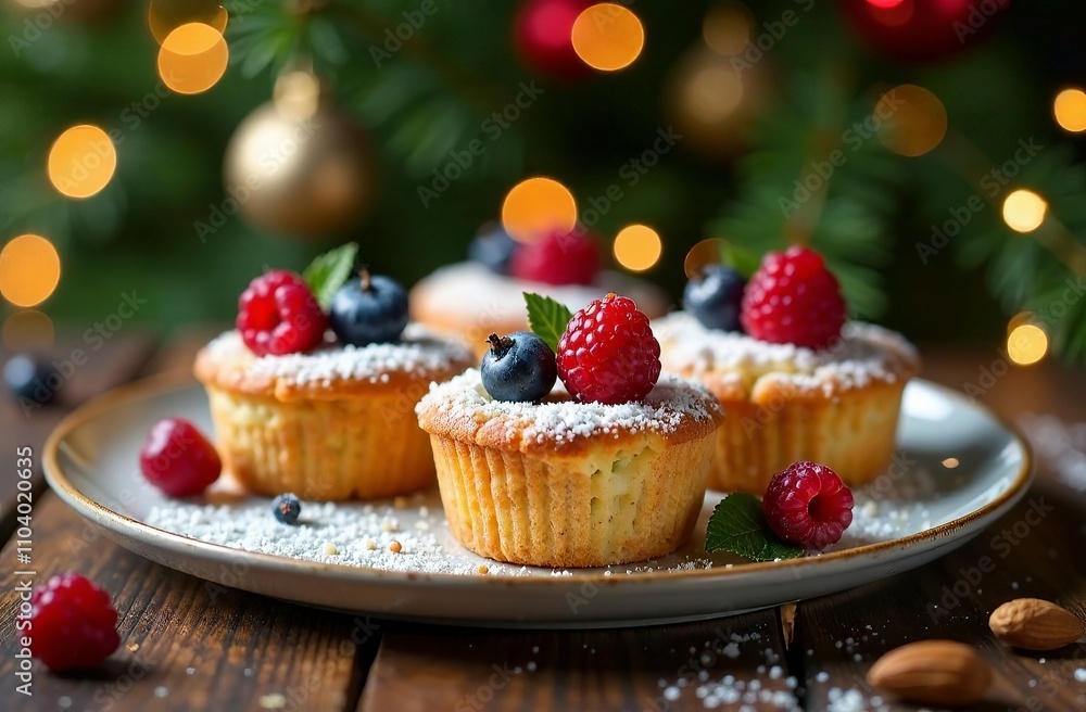 A beautiful festive cake on the background of a Christmas tree. A set of various cakes in chocolate, with sprinkles, with nuts, with berries, with cream, with cream, with cottage cheese. A beautiful festive cake on the background of a Christmas tree. A set of various cakes in chocolate, with sprinkles, with nuts, with berries, with cream, with cream, with cottage cheese.