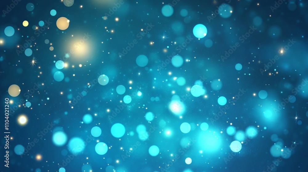 Abstract Blue Bokeh Background Design Abstract Blue Bokeh Background Design