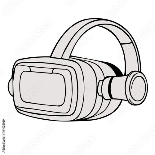 illustration of a VR icon