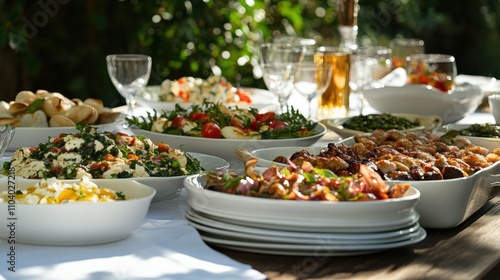 A table full of delicious food 