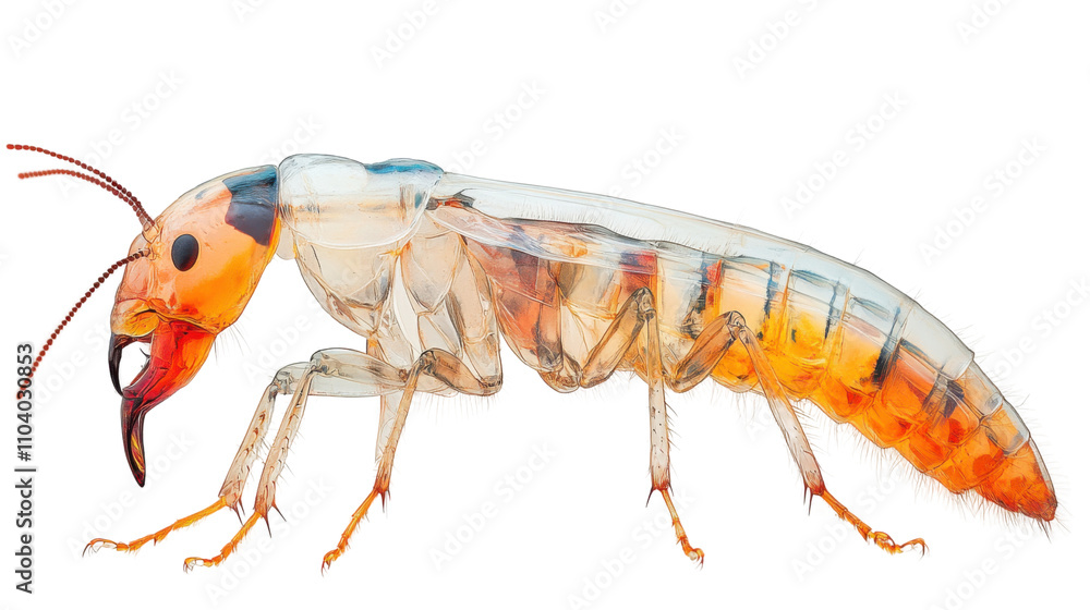 termite insect isolated on white background termite insect isolated on white background