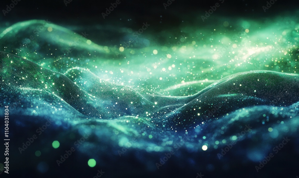 Ethereal Cosmic Waves with Starry Particles Ethereal Cosmic Waves with Starry Particles