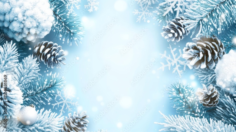 A sparkling Christmas tree adorned with shimmering ornaments, nestled among soft snow and scattered pine cones, evokes a magical winter wonderland. A sparkling Christmas tree adorned with shimmering ornaments, nestled among soft snow and scattered pine cones, evokes a magical winter wonderland.