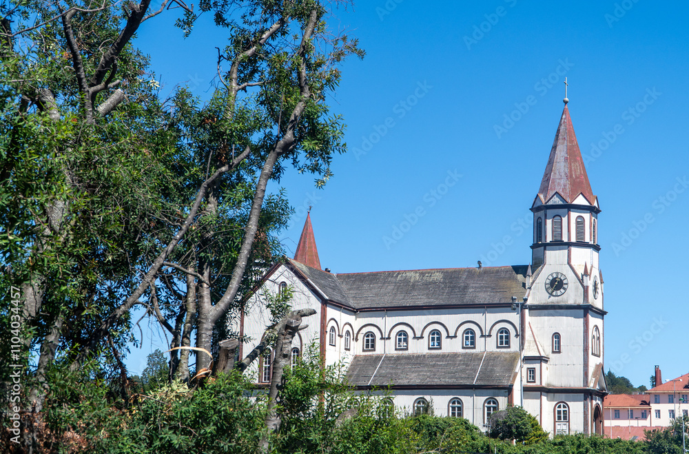 Scenic View of Puerto Varas Church