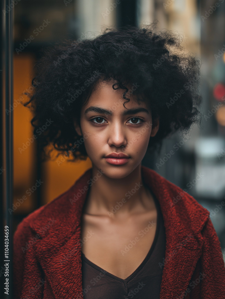 Piękna, młoda brunetka - portret uliczny Piękna, młoda brunetka - portret uliczny