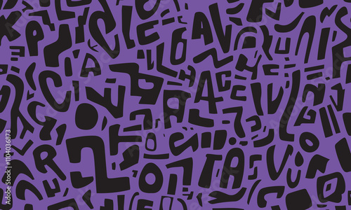 trendy purple and black geometric pattern for digital art and unique backgrounds