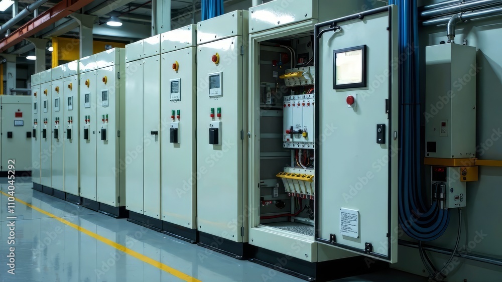 Industrial Electric Control Panel, Open Enclosure, Automatic Circuit System, Switchgear Box Industrial Electric Control Panel, Open Enclosure, Automatic Circuit System, Switchgear Box