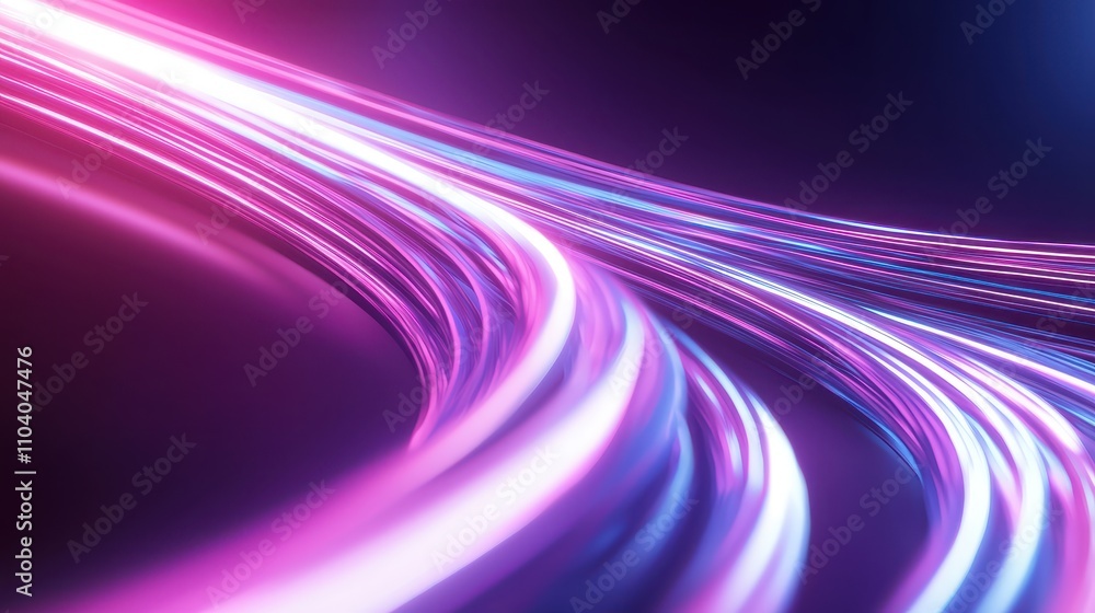 A vibrant, abstract image featuring flowing lines of purple and blue light on a dark background, creating a dynamic and futuristic atmosphere. A vibrant, abstract image featuring flowing lines of purple and blue light on a dark background, creating a dynamic and futuristic atmosphere.
