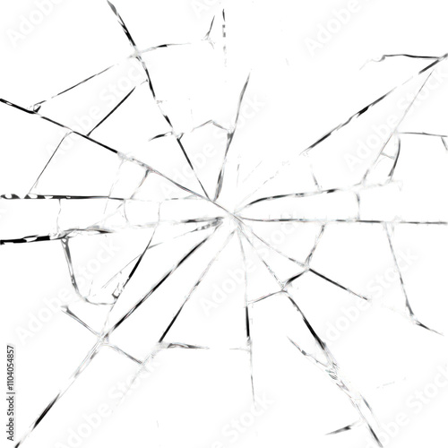 Cracked Broken Glass Texture