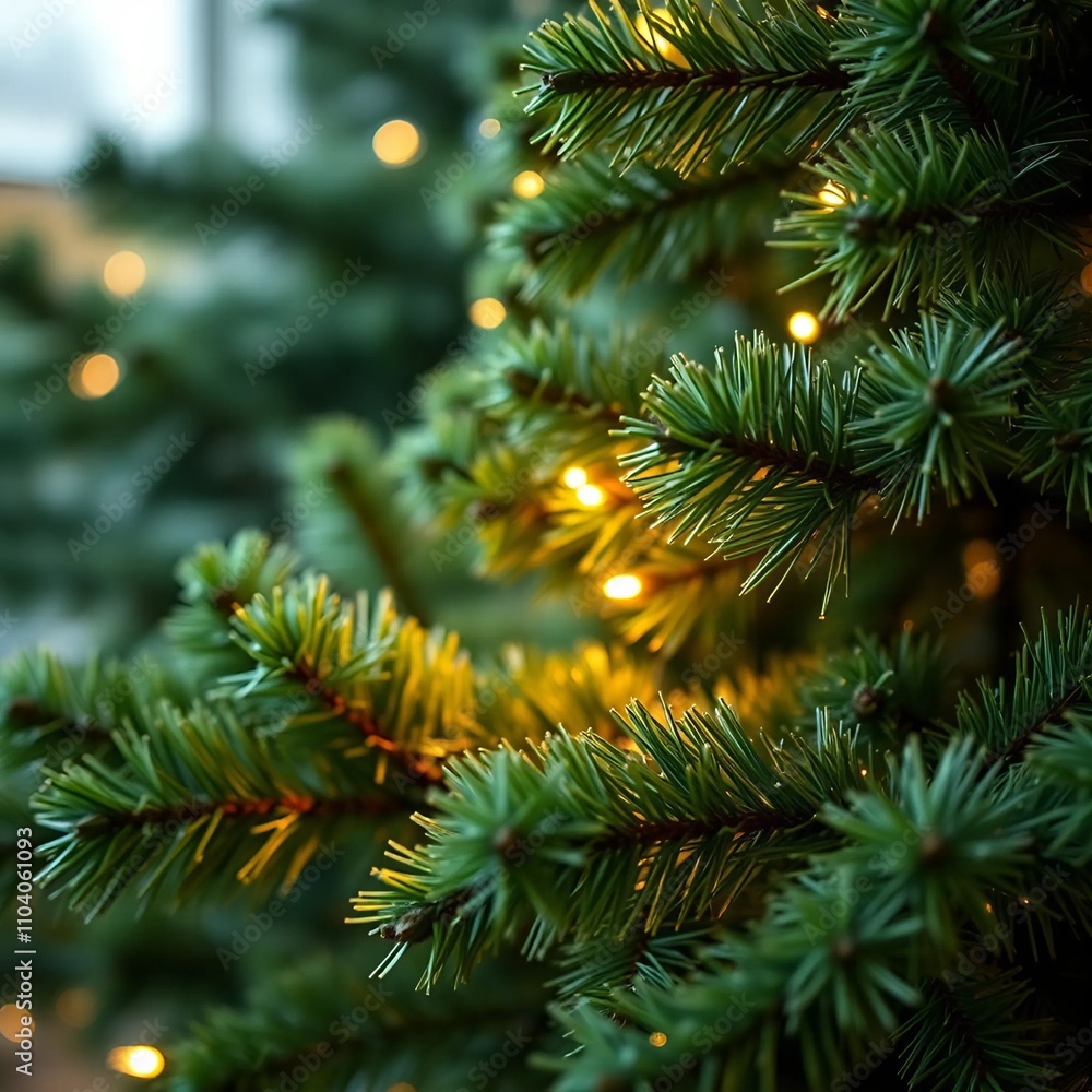 Obraz premium christmas tree branches