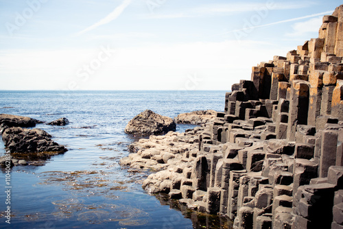 Giant's Causeway in Nordirland, Blick aufs Meer