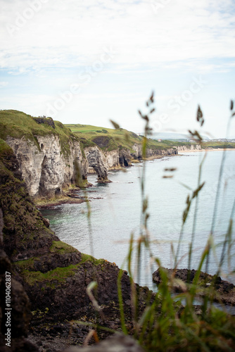 Blick auf White Rocks Beach, Causeway Road, Nordirland