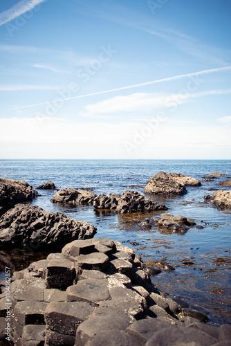 Giant's Causeway in Nordirland, Blick aufs Meer