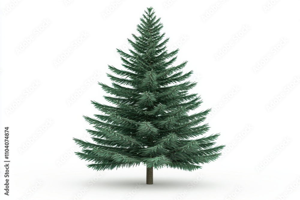 A lush green Christmas tree with a full canopy, ideal for holiday decorations. A lush green Christmas tree with a full canopy, ideal for holiday decorations.