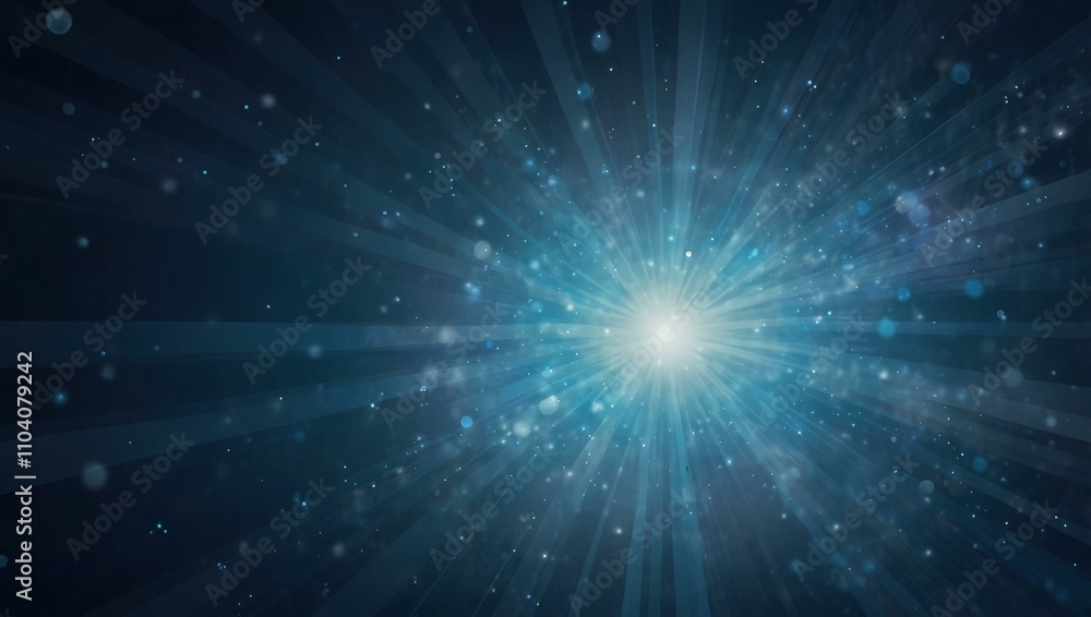Abstract blue background with rays. Abstract blue background with rays.