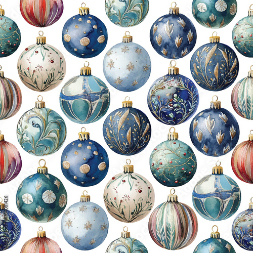 christmas balls background