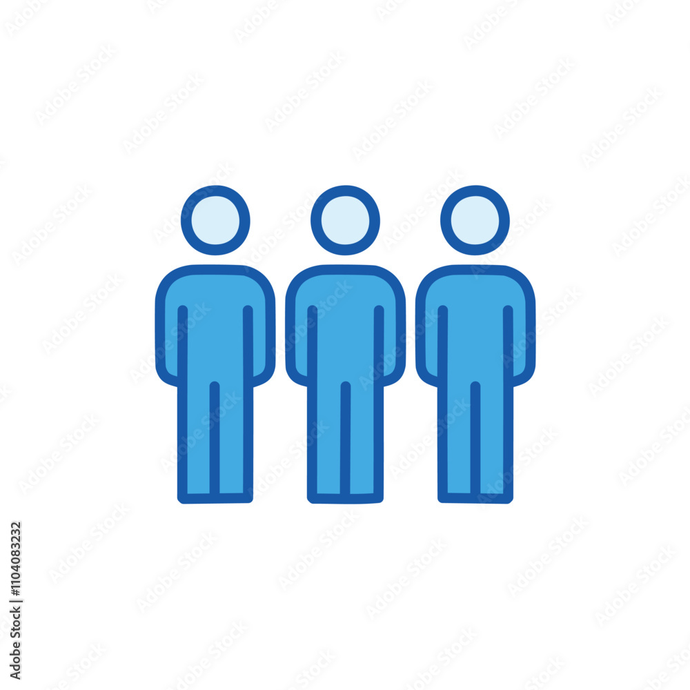 Teamwork people group icon. Unity collaboration symbol. Illustrates cooperation, partnership, and collective effort. Teamwork people group icon. Unity collaboration symbol. Illustrates cooperation, partnership, and collective effort.