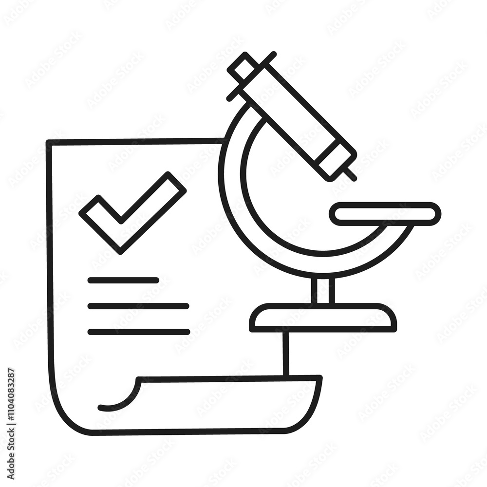 Monoline Analysis Icon. Simple Line Data Analysis Icon..Minimalist Research Analysis Vector. Monoline Analysis Icon. Simple Line Data Analysis Icon..Minimalist Research Analysis Vector.