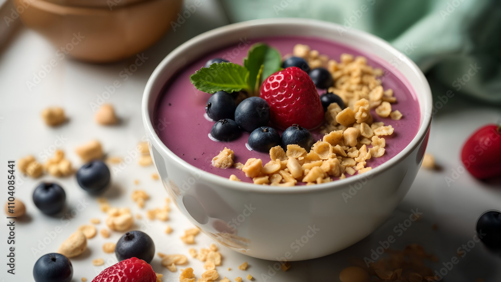 Vibrant Smoothie Bowl for Breakfast Vibrant Smoothie Bowl for Breakfast