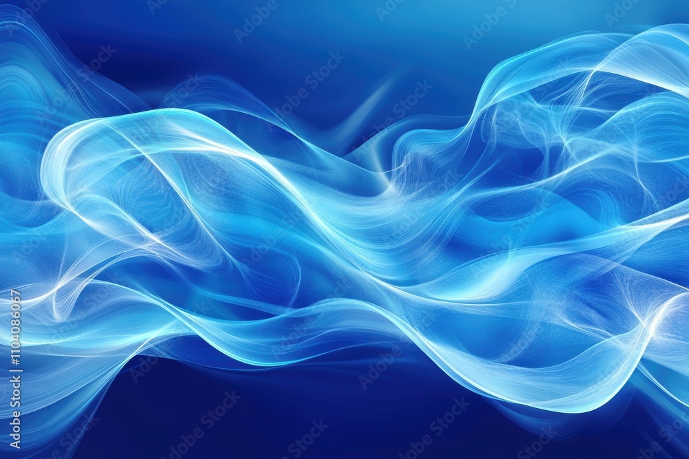 A mesmerizing abstract wave pattern in shades of blue, evoking a sense of calm and serenity. A mesmerizing abstract wave pattern in shades of blue, evoking a sense of calm and serenity.