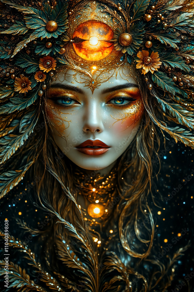 A surreal, abstract portrait of a Woman painted in vibrant colors with a mix of warm and cool tones - Generative AI
A surreal, abstract portrait of a Woman painted in vibrant colors with a mix of warm and cool tones - Generative AI
