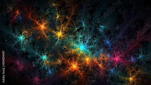 Abstract fractal background.