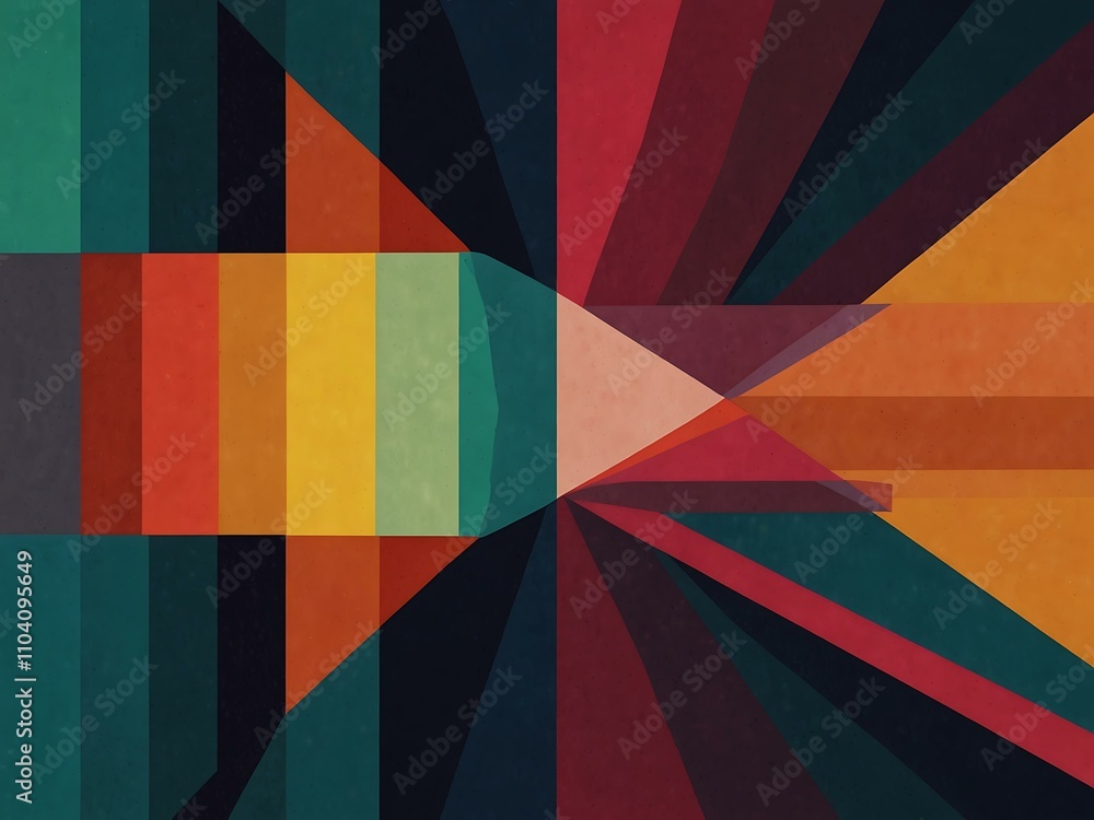 Abstract geometric design with vibrant modern shapes. Abstract geometric design with vibrant modern shapes.
