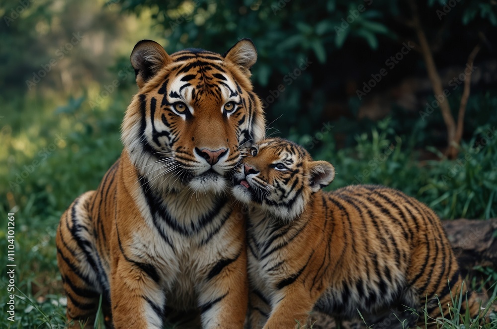 Heartwarming Connection Between a Tiger and a Child in Nature Heartwarming Connection Between a Tiger and a Child in Nature