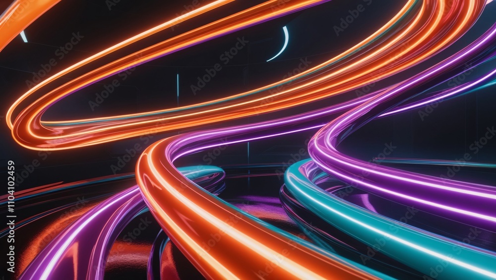 Modern digital abstract 3D background. Network abilities, technological processes, digital storages, science Modern digital abstract 3D background. Network abilities, technological processes, digital storages, science