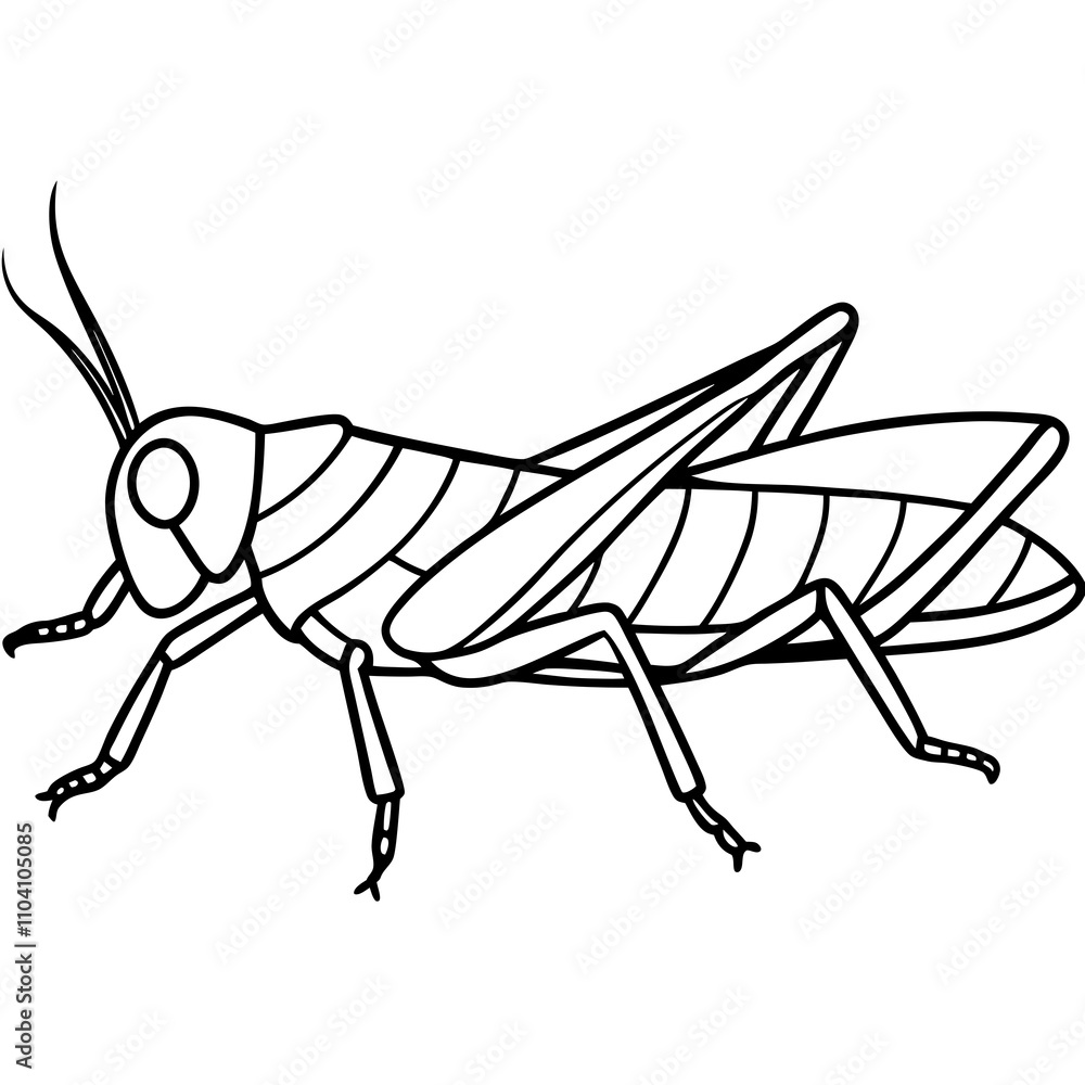 grasshopper isolated on white background grasshopper isolated on white background