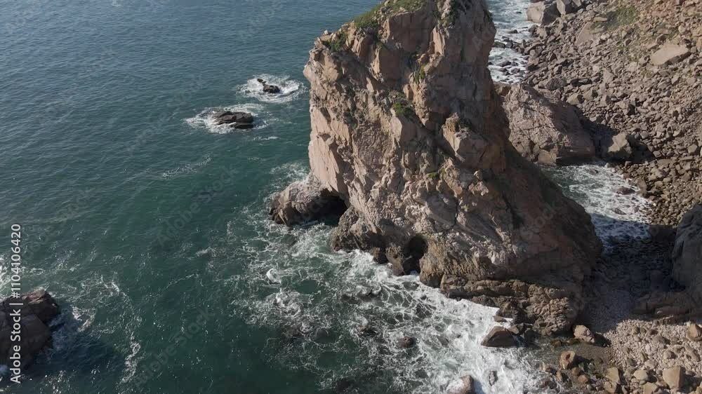 Cape Roca, The westernmost point of the European mainland. Cape Roca, The westernmost point of the European mainland.