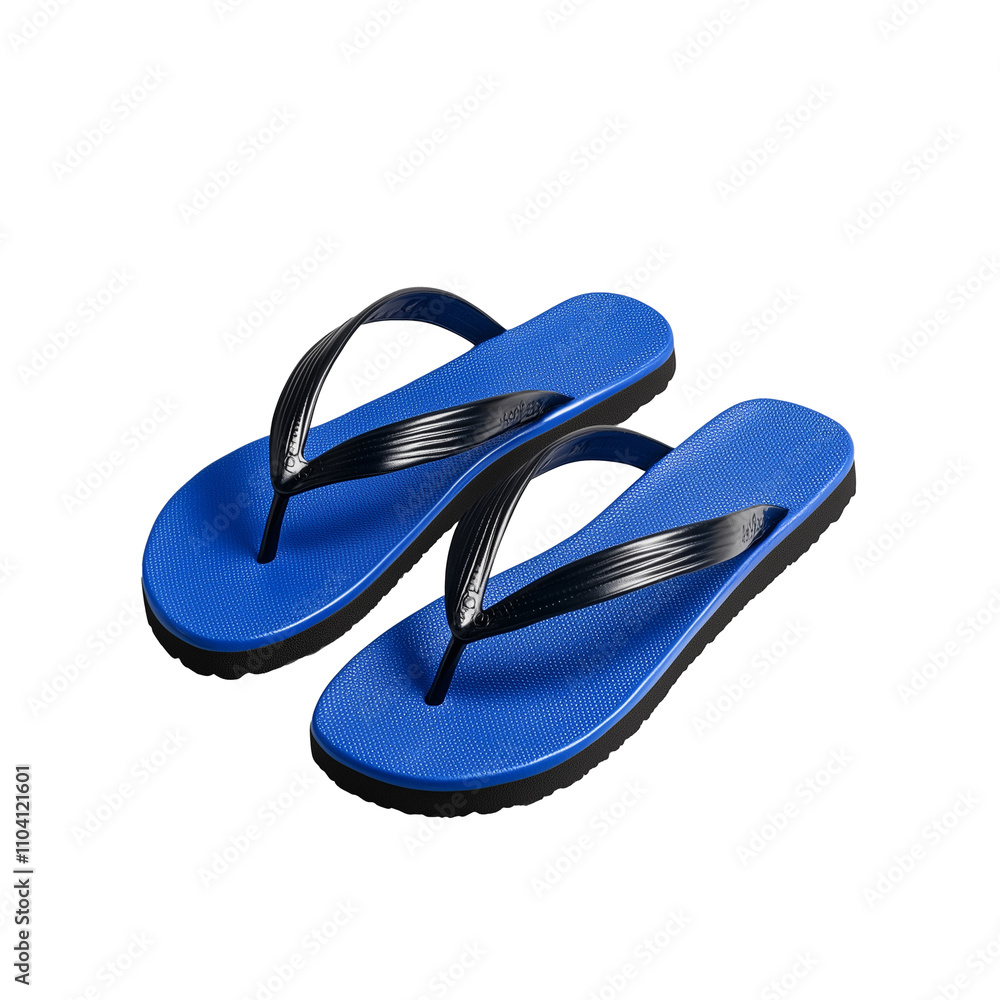 Blue Flip Flops on Transparent Background Perfect for Summer Blue Flip Flops on Transparent Background Perfect for Summer