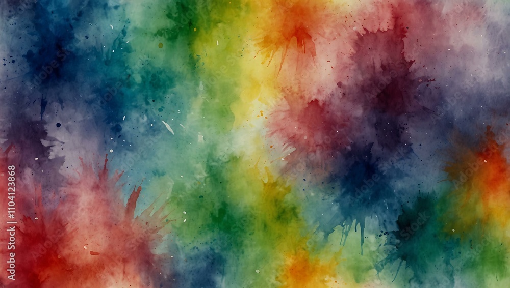 Fototapeta premium Abstract watercolor painted background.
