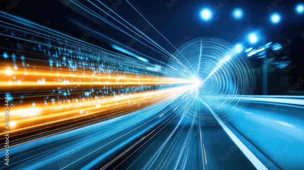 Glowing Fiber Optic Technology in Motion Glowing Fiber Optic Technology in Motion