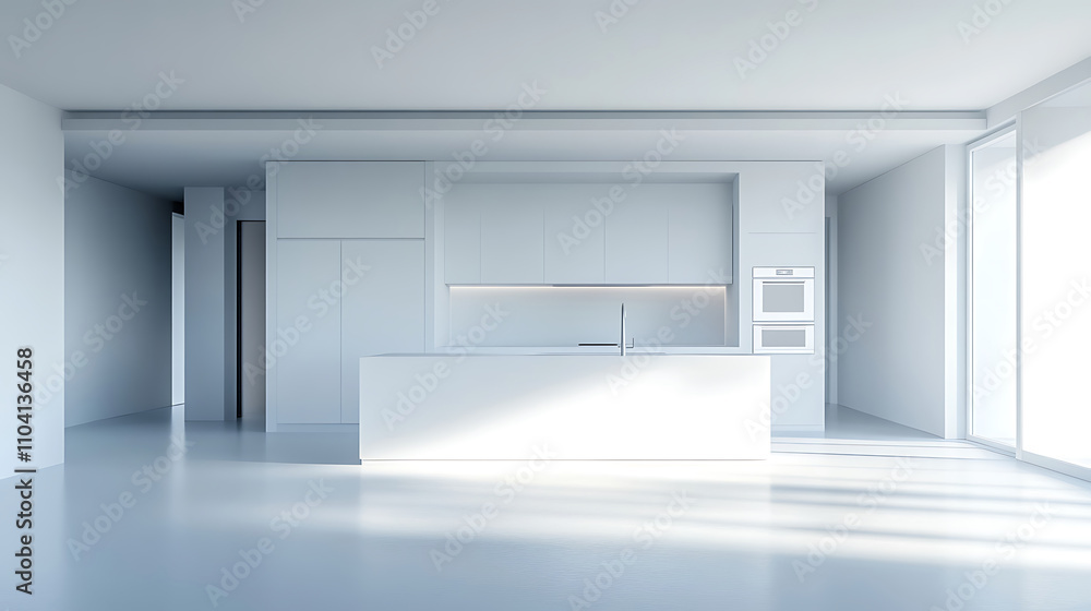 Fototapeta premium empty white room
