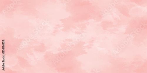 Abstract colorful background with bokeh, Delicate sepia background with paint stains watercolor texture, subtle watercolor pink yellow blue gradient illustration. 