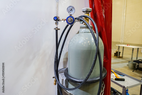Canvas Print Cylinder with welding mixture