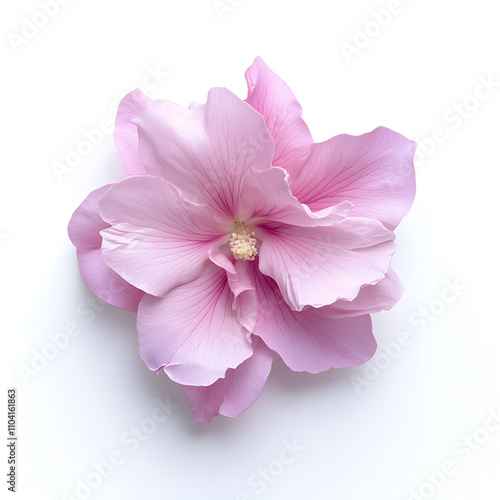 Blush Rose Mallow Blossom photo