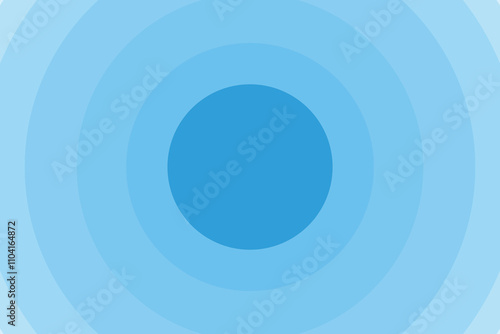 Minimalistic graphic background in blue with an accent in the center