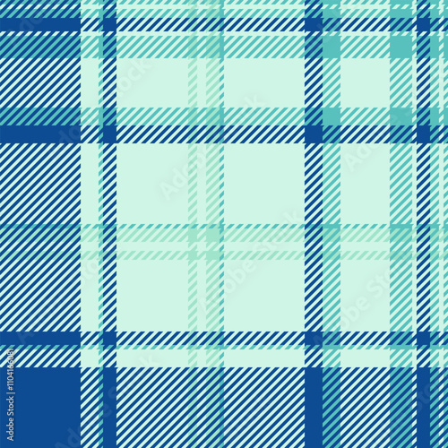 Season texture background plaid, sheet textile pattern vector. Party check tartan fabric seamless in light and blue colors.