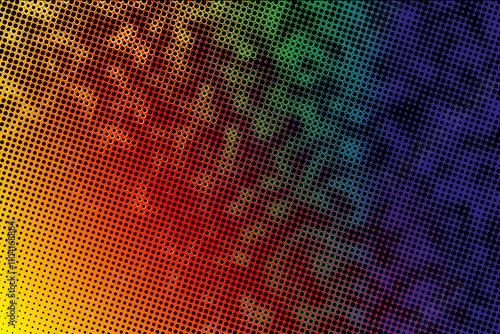 Abstract background with dots and gradient