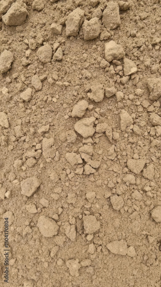 Close-up of rough and gritty dirt texture with natural variations and earthy tones, soil, ground Close-up of rough and gritty dirt texture with natural variations and earthy tones, soil, ground